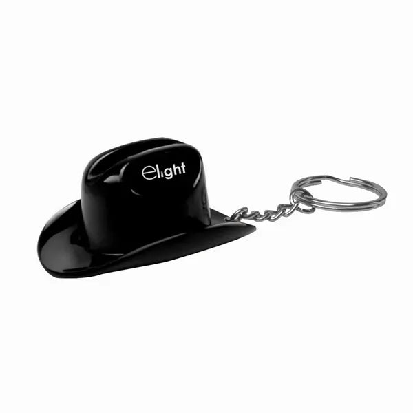 Plastic Cowboy Hat Bottle Opener Keychain