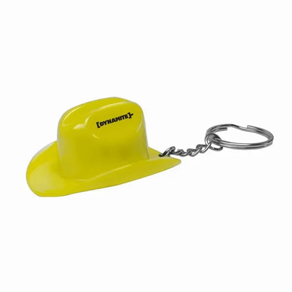 Plastic Cowboy Hat Bottle Opener Keychain