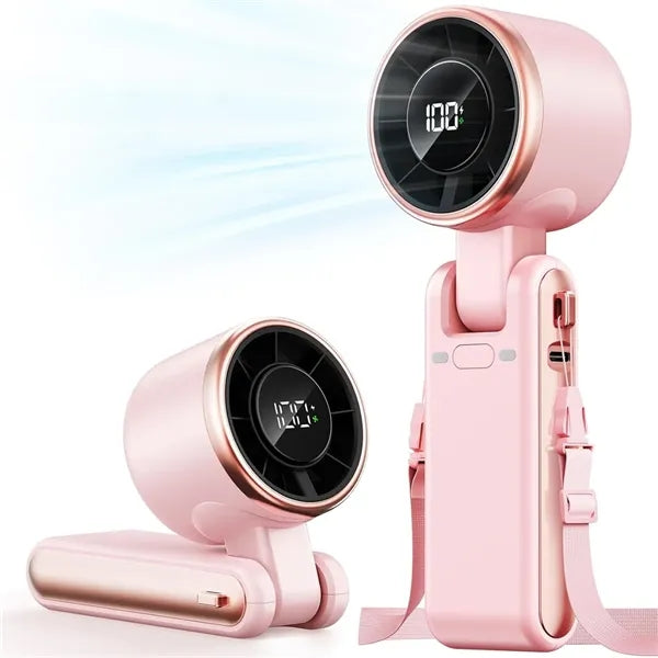 Handheld High Speed Turbo Fan USB Rechargeable