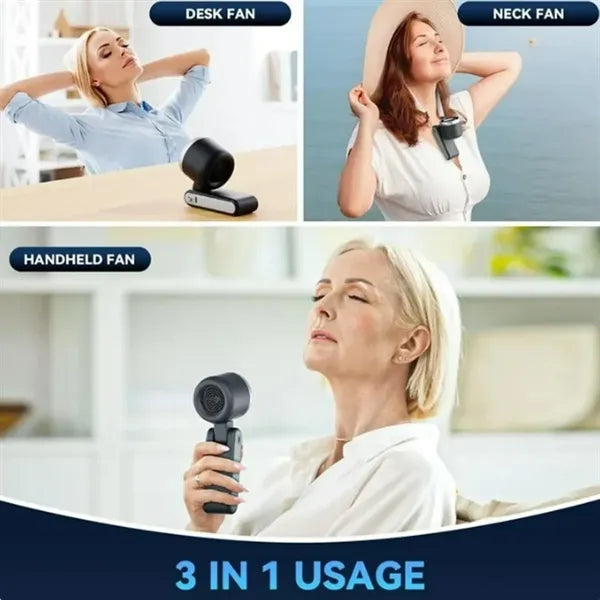 Handheld High Speed Turbo Fan USB Rechargeable