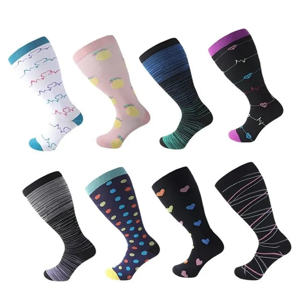 Plus Size Compression Socks in Pairs