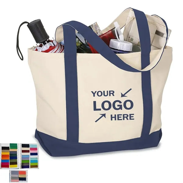 Large Heavyweight Cotton Boat Tote