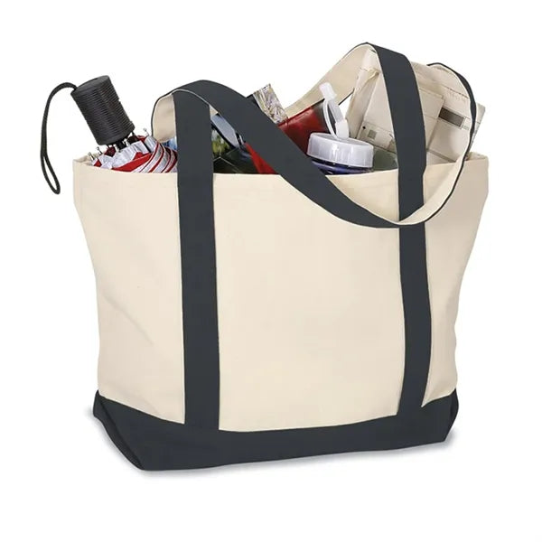 Large Heavyweight Cotton Boat Tote