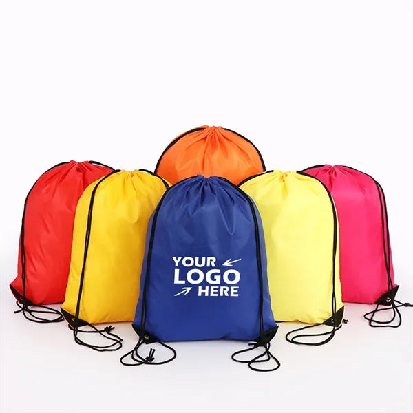 Convertible Drawstring Backpack with Reinforced Corners