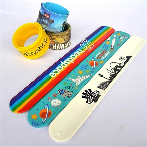 Silicone Slap Bracelet Wristband Band