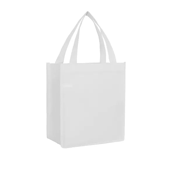 Large Laminated Shopping Tote (13" x 15" x 10")