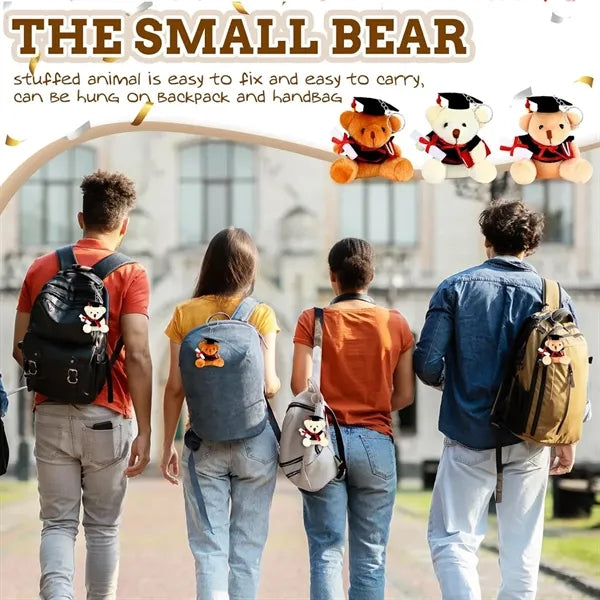 Mini Graduation Bear Keychain Crafts