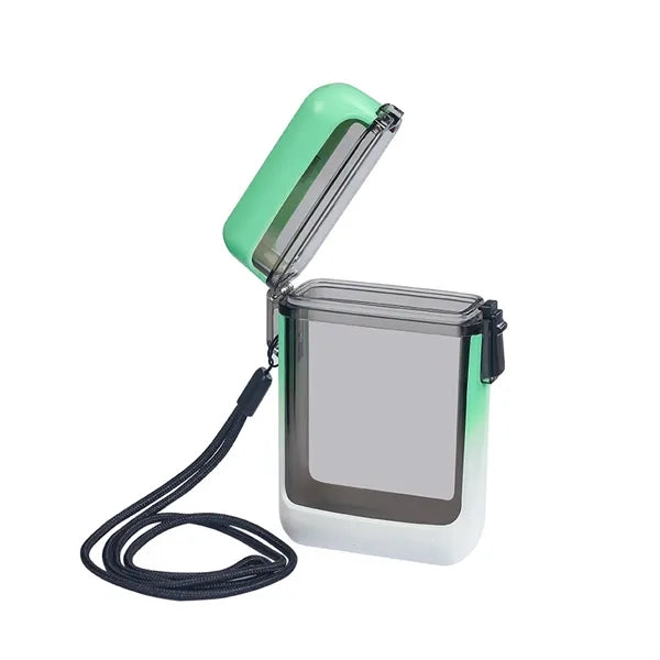 Waterproof Moistureproof Cigarette Box With Lanyard