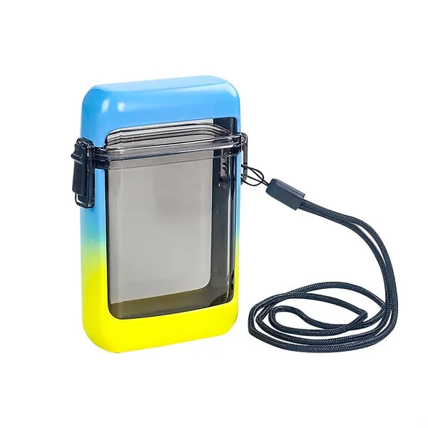 Waterproof Moistureproof Cigarette Box With Lanyard