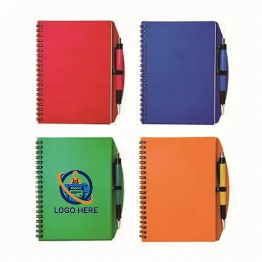 Waterproof Spiral Notepad with Attached Pen (A5/A6)