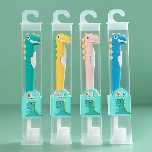 Logo Dinosaur Soft Bristle Kids Children Toothbrush