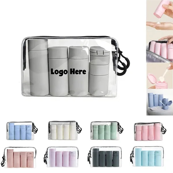 5 Pack Cream Dispenser Bottles Refillable Contaiers