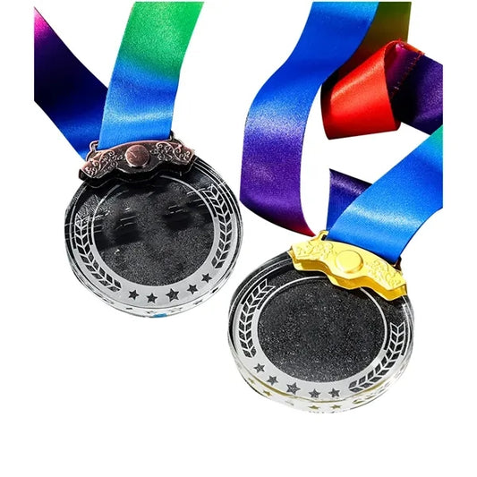 Crystal Lanyard Medal Award Ribbon