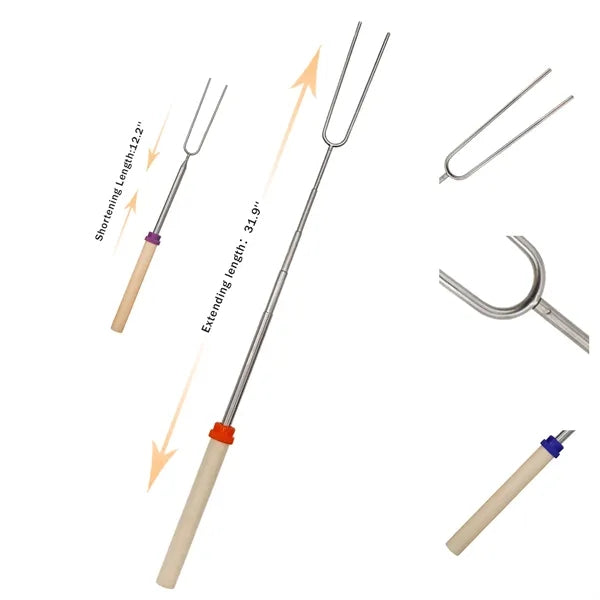 Telescoping Smores Roasting Sticks