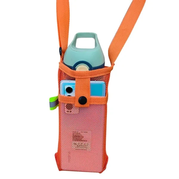 Insulated Mesh Water Bottle Carrier Sleeve