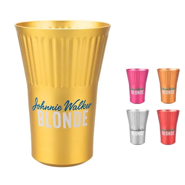 17oz metal aluminum beer cup