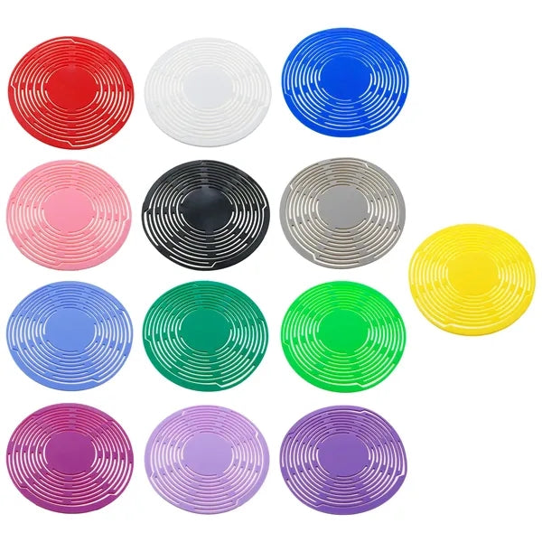 2-in-1 Collapsible Round Portable Carrier & Coaster