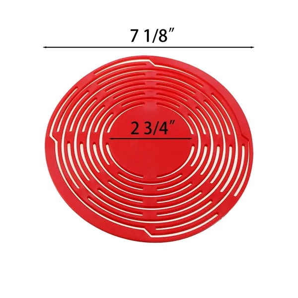 2-in-1 Collapsible Round Portable Carrier & Coaster