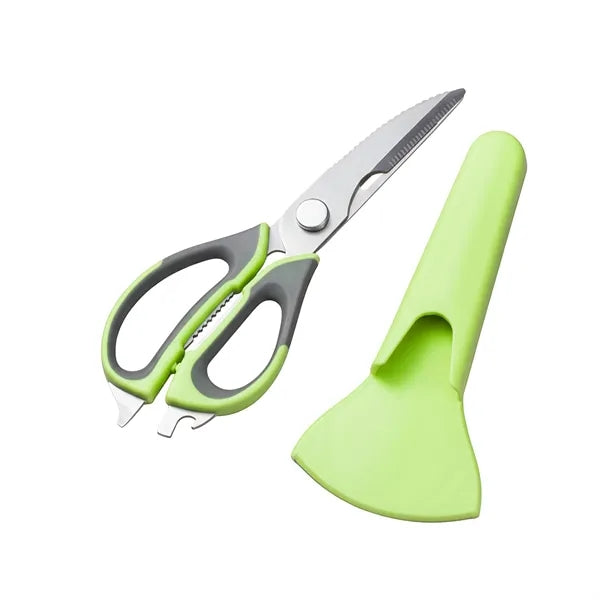Multi Functional Kitchen Scissors With Sleeve