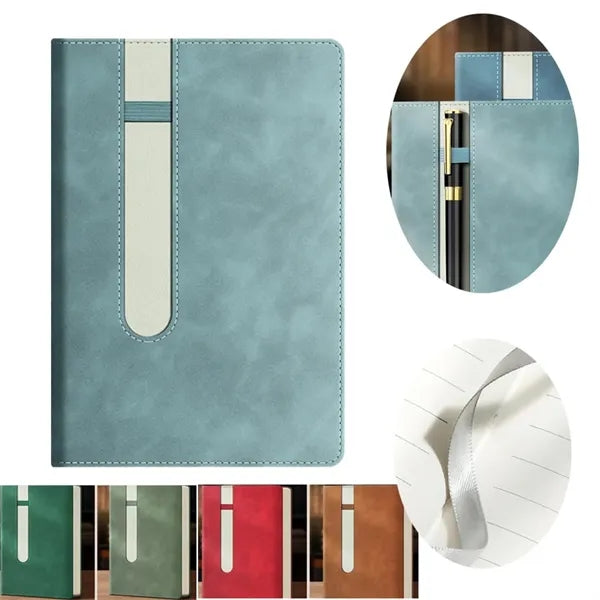 Premium Soft-Touch Leather Notebook With Pen Loop