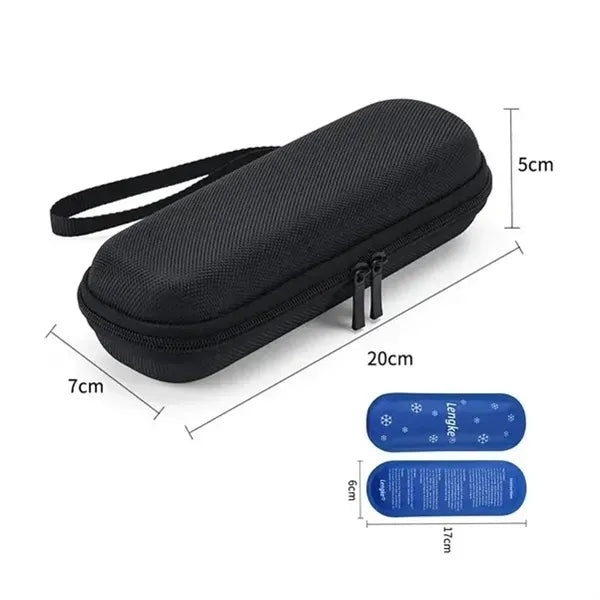 Insulin Cooler Travel Case with 2 Ice Packs