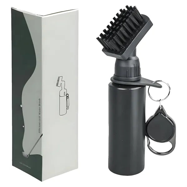 Golf Club Brush Cleaner With Water Bottle
