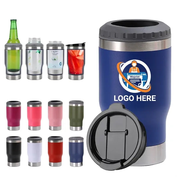 14oz All-in-One Insulated Can Cooler & Travel Tumbler