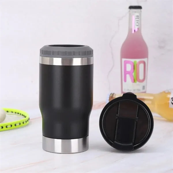 14oz All-in-One Insulated Can Cooler & Travel Tumbler
