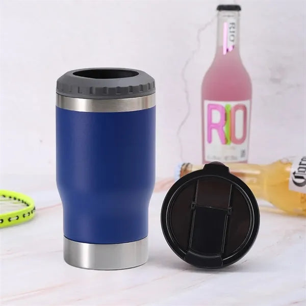 14oz All-in-One Insulated Can Cooler & Travel Tumbler