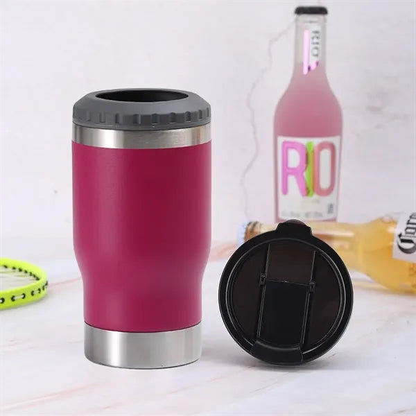 14oz All-in-One Insulated Can Cooler & Travel Tumbler