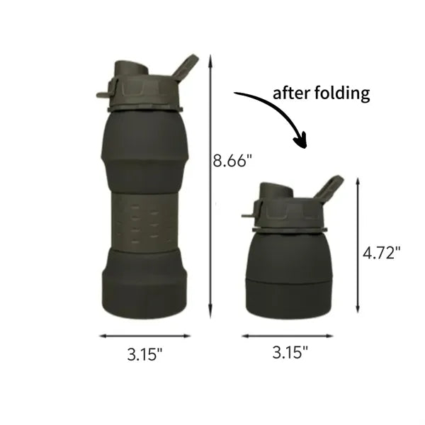 Drum Collapsible Water Bottle