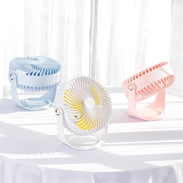7" Rechargeable Mini Fan with 2000mah Battery