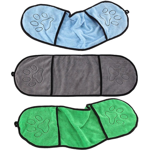 Microfiber Pocket Quick Drying Pet Towel