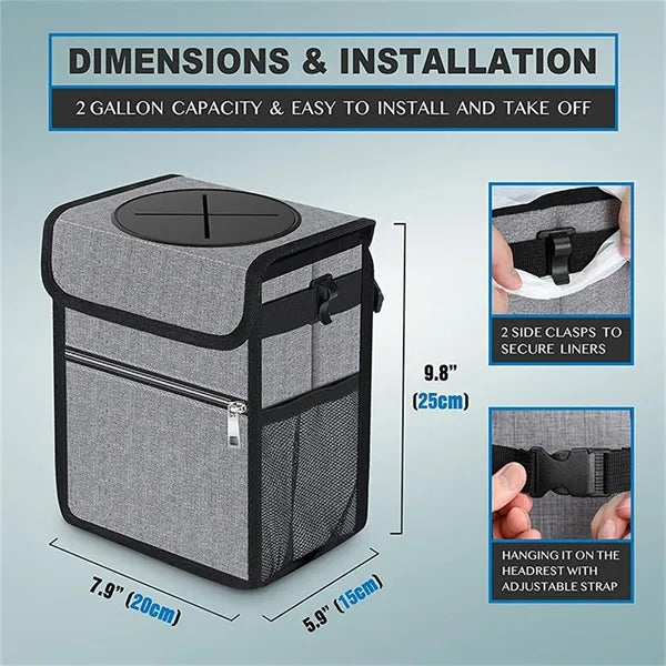 Large Multifunctional Car Storage Bag Garbage Bag