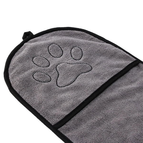 Microfiber Pocket Quick Drying Pet Towel