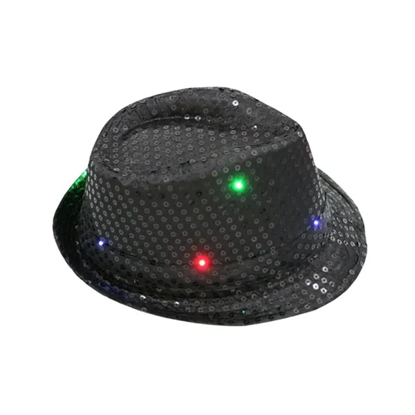 Cowboy Hat LED Sequin Mardi Gras