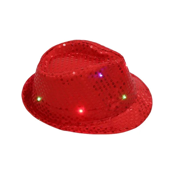 Cowboy Hat LED Sequin Mardi Gras