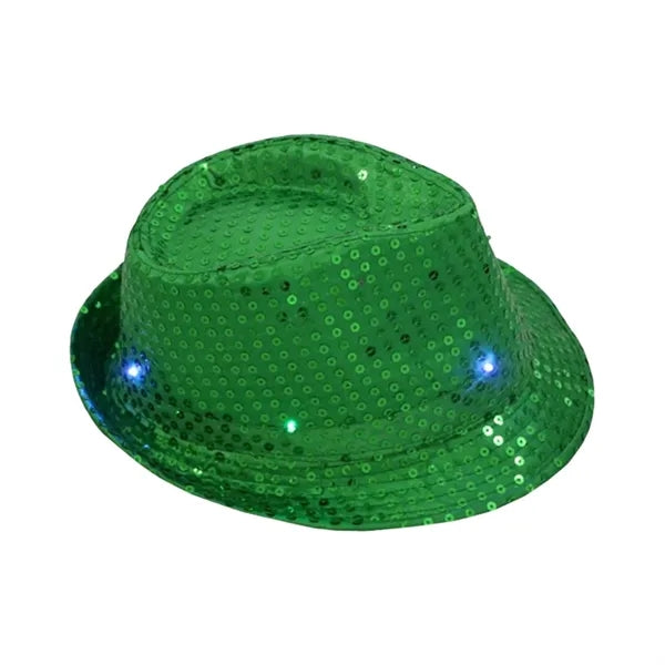 Cowboy Hat LED Sequin Mardi Gras