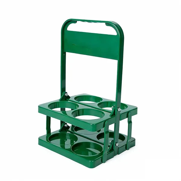 Plastic Foldable Drink Carrier Holder w/Handle