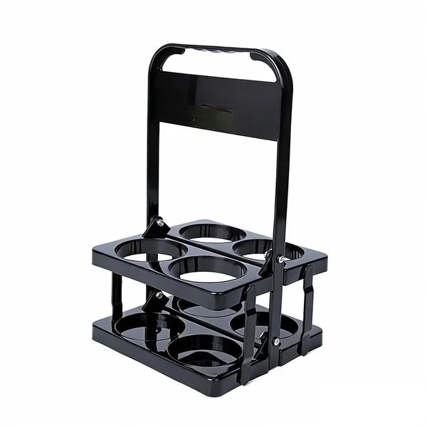 Plastic Foldable Drink Carrier Holder w/Handle