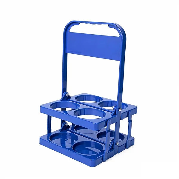 Plastic Foldable Drink Carrier Holder w/Handle