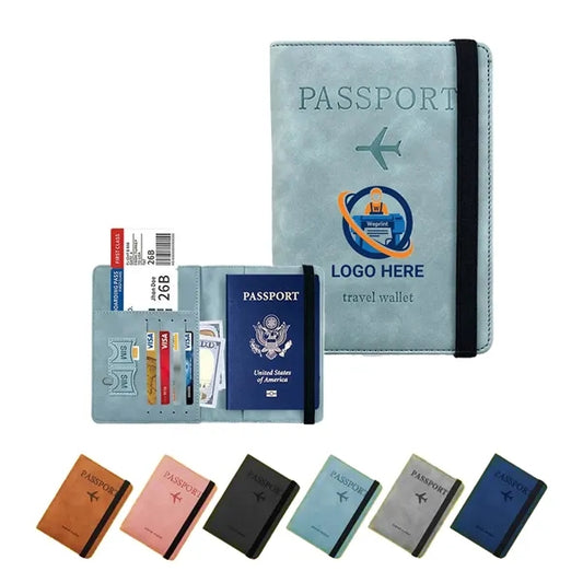RFID Blocking Passport Holder Wallet Travel Organizer