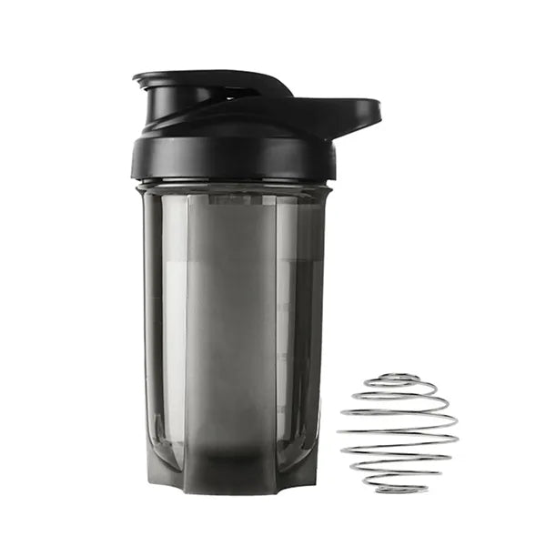 16oz Protein Shaker Bottle with Stainless Mixer