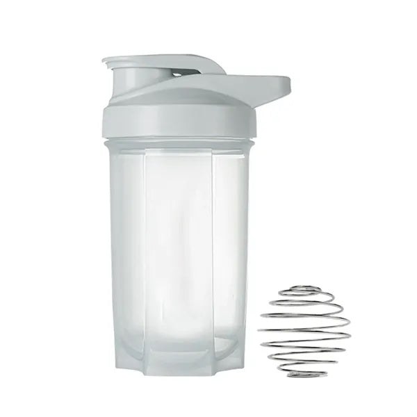 16oz Protein Shaker Bottle with Stainless Mixer