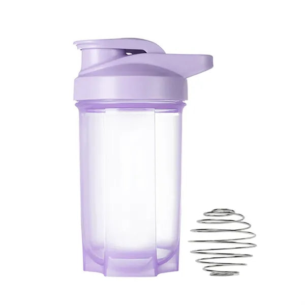 16oz Protein Shaker Bottle with Stainless Mixer