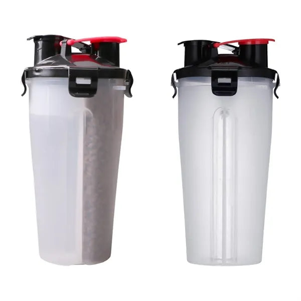 Pet Outdoor Water Bottle Collapsible Bowls 2 in 1