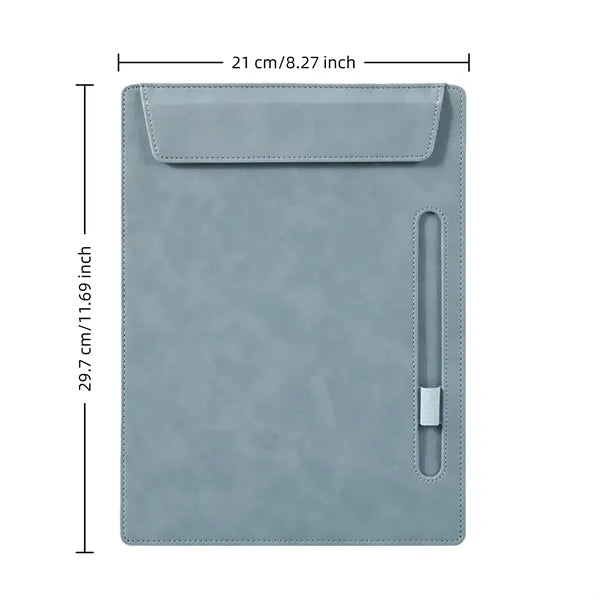 A4 Document Folder Magnetic Leatherette Office Portfolio