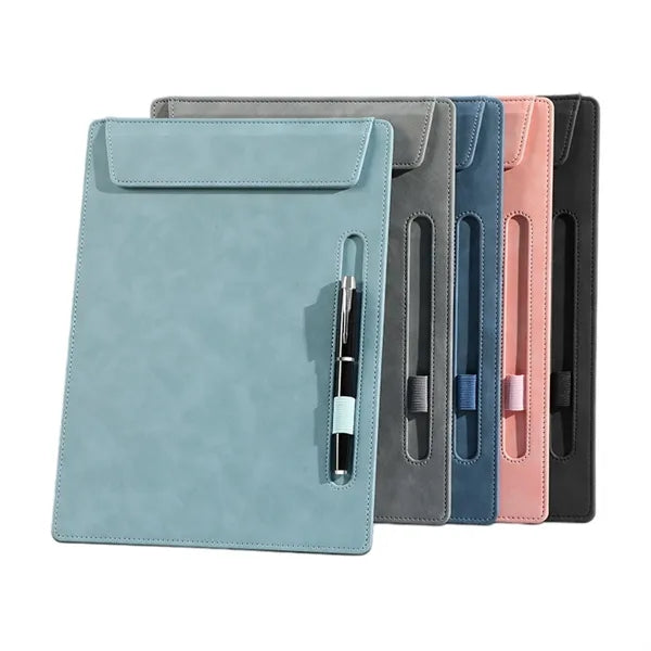 A4 Document Folder Magnetic Leatherette Office Portfolio