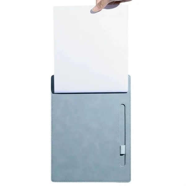 A4 Document Folder Magnetic Leatherette Office Portfolio