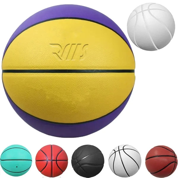 7# PU Basketball(White/Black Seam)